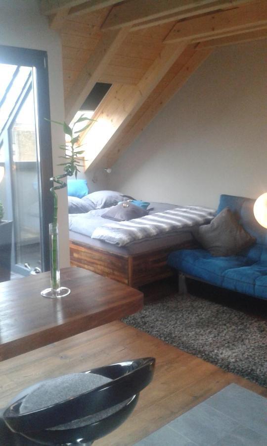 סארלואי Apartment Mit Dachloggia מראה חיצוני תמונה